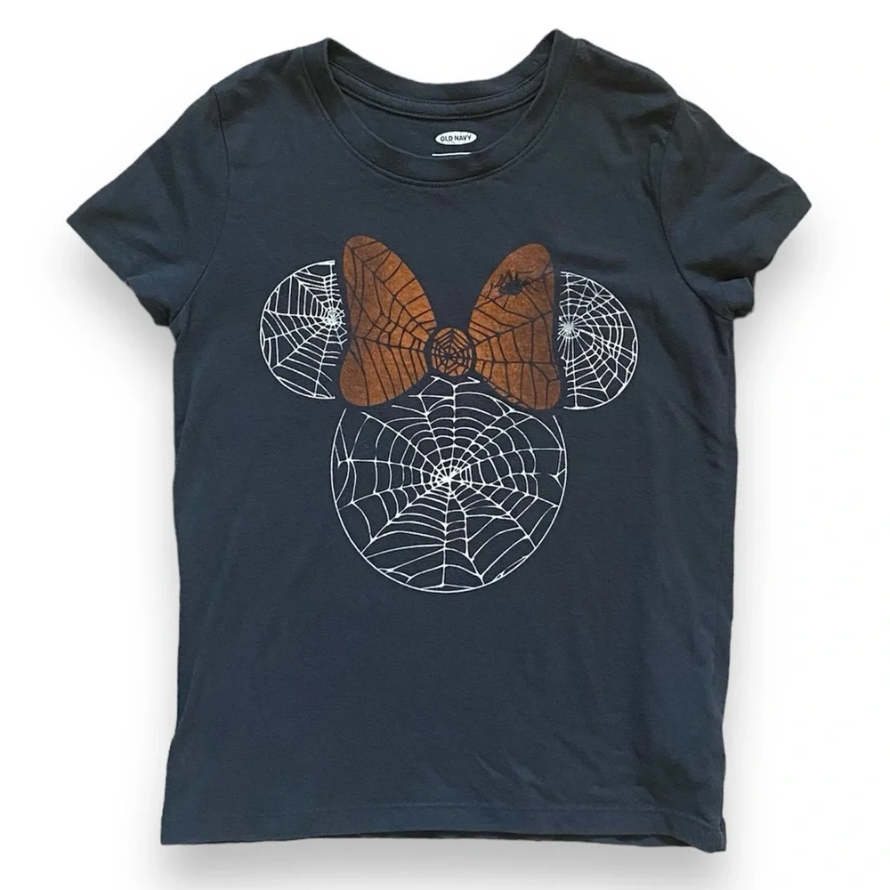 3/$15 or 4/$19 Halloween Glow In The Dark Minnie Mouse Disney Shirt Sz Small 6/7 - Picture 1 of 14